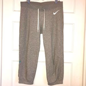 Grey Nike Sweatpants 3/4